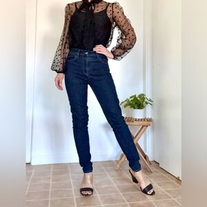 Baldwin Blue Skinny Jeans High-Waisted Classic